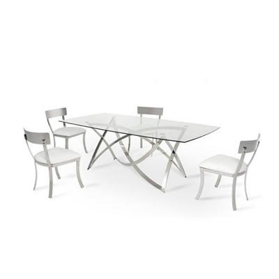 VIG Furniture Modrest Dining Table with Trestle Base Modrest 1201 (VGVCT1201) IMAGE 1