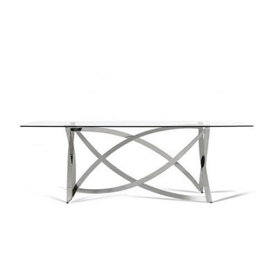 VIG Furniture Modrest Dining Table with Trestle Base Modrest 1201 (VGVCT1201) IMAGE 2