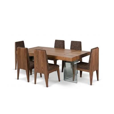 VIG Furniture Modrest Dining Table Modrest Aura VGCND10501-V36A-SET IMAGE 1