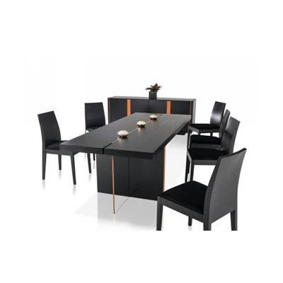 VIG Furniture Modrest Dining Table with Pedestal Base Modrest Vision VGHB167T IMAGE 3