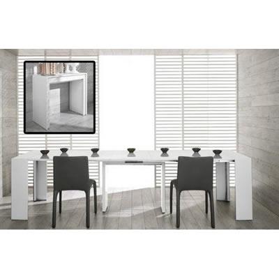 VIG Furniture Modrest Dining Table Modrest Morph VGGU837XT-WHT IMAGE 1