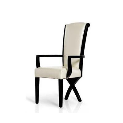 VIG Furniture A&X Arm Chair A&X X-Leg VGUNAC019-WHT IMAGE 1