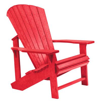 C.R. Plastic Products Generation C01-01 Adirondack - Red IMAGE 1