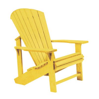 C.R. Plastic Products Generation C01-04 Adirondack - Yellow IMAGE 1