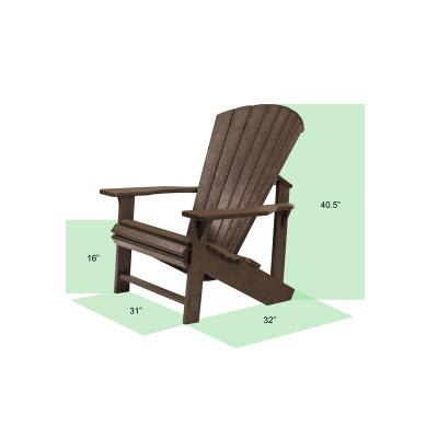 C.R. Plastic Products Generation C01-13 Adirondack - Orange IMAGE 2