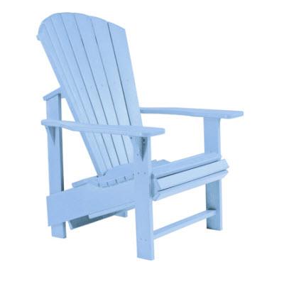 C.R. Plastic Products Generation C03-12 Upright Adirondack - Sky Blue IMAGE 1