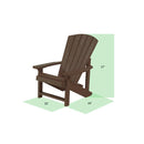 C.R. Plastic Products Generation C08-01 Kids Adirondack - Red IMAGE 2