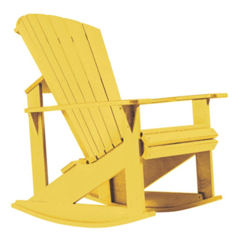 C.R. Plastic Products Generation C04-04 Addy Rocker - Yellow IMAGE 1