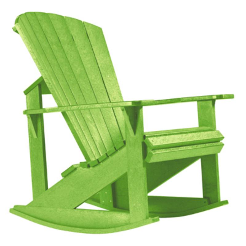 C.R. Plastic Products Generation C04-17 Addy Rocker - Kiwi Lime IMAGE 1