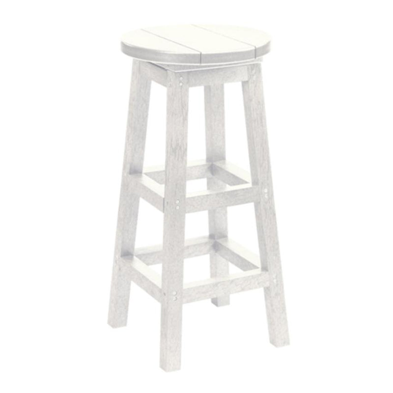 C.R. Plastic Products Generation C21-02 Bar Stool - White IMAGE 1