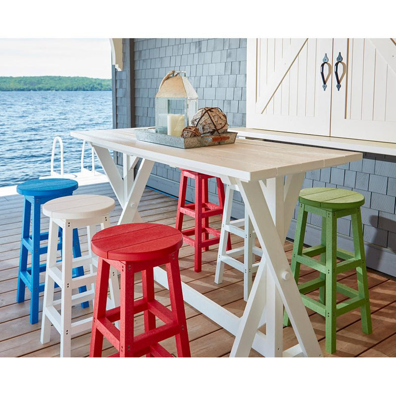 C.R. Plastic Products Generation C21-03 Bar Stool - Blue IMAGE 6