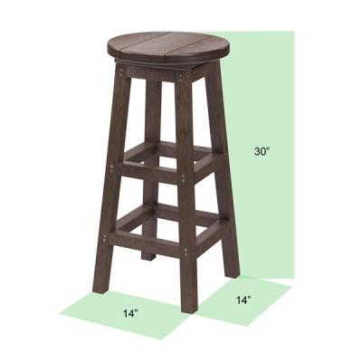  C.R. Plastic Products Outdoor Seating Stools C21-04 IMAGE 2