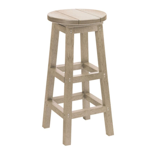 C.R. Plastic Products Generation C21-07 Bar Stool - Beige IMAGE 1