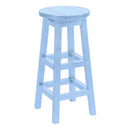  C.R. Plastic Products Generation C21-12 Bar Stool - Sky Blue IMAGE 5