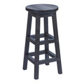  C.R. Plastic Products Generation C21-14 Bar Stool - Black IMAGE 1