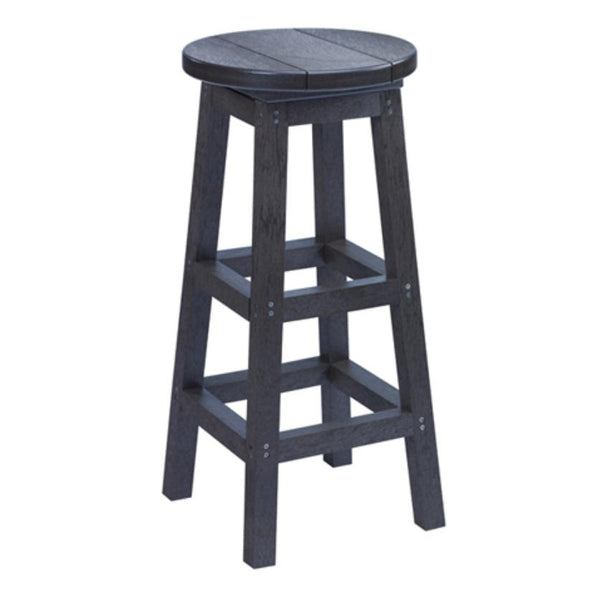 C.R. Plastic Products Generation C21-14 Bar Stool - Black IMAGE 1