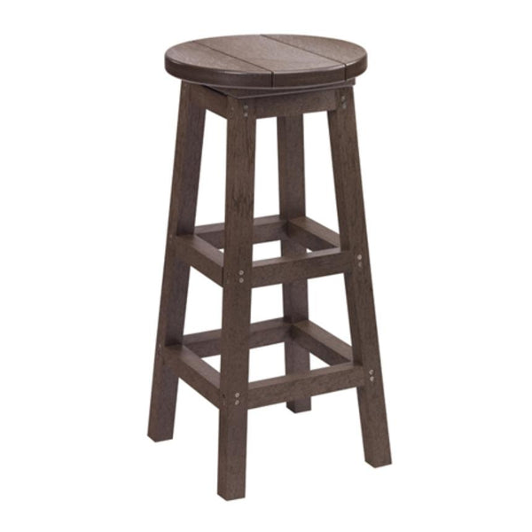 C.R. Plastic Products Generation C21-16 Bar Stool - Chocolate IMAGE 1