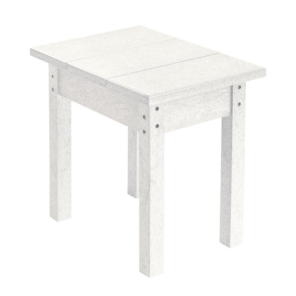 C.R. Plastic Products Generation T01-02 Small Rectangular Table - White IMAGE 1