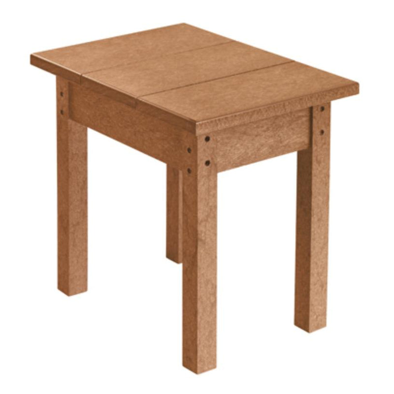 C.R. Plastic Products Generation T01-08 Small Rectangular Table - Cedar IMAGE 1