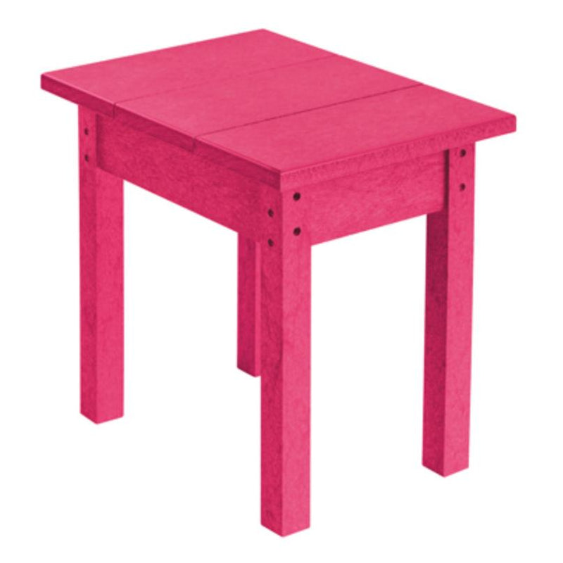 C.R. Plastic Products Generation T01-10 Small Rectangular Table - Fuchsia IMAGE 1