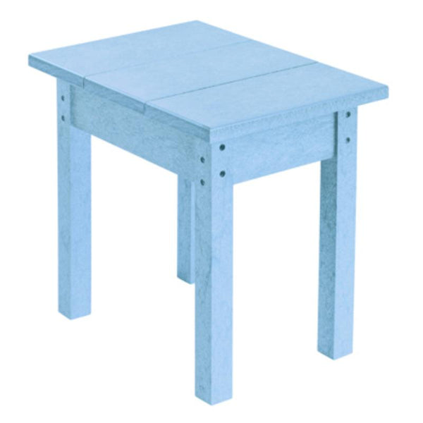 C.R. Plastic Products Generation T01-12 Small Rectangular Table - Sky Blue IMAGE 1