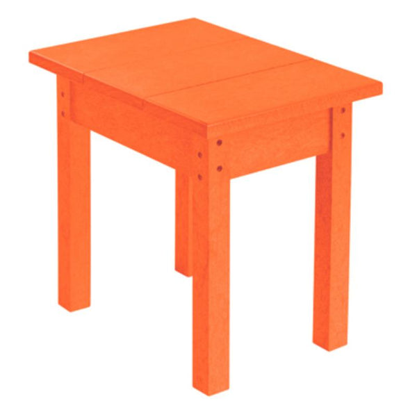 C.R. Plastic Products Generation T01-13 Small Rectangular Table - Orange IMAGE 1