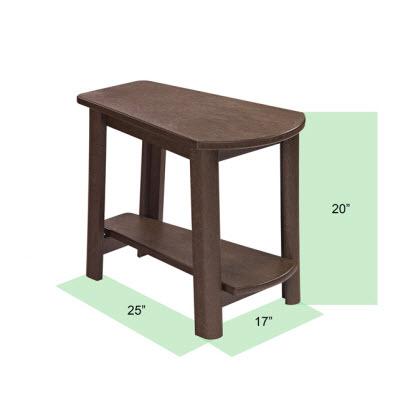 C.R. Plastic Products Generation T04-03 Addy Side Table - Blue IMAGE 2