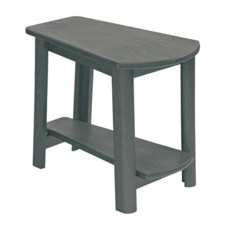 C.R. Plastic Products Generation T04-18 Addy Side Table - Slate IMAGE 1