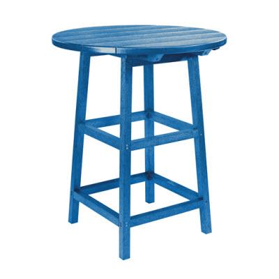 C.R. Plastic Products Generation TB03-03 40" Pub Table Legs - Blue IMAGE 1