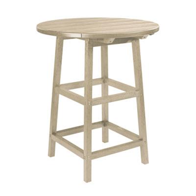 C.R. Plastic Products Generation TB03-07 40" Pub Table Legs - Beige IMAGE 1