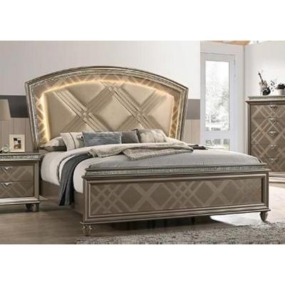 Crown Mark Cristal B7800 7 pc Queen Panel Bedroom Set IMAGE 2