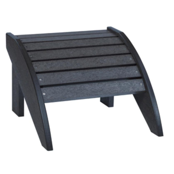 C.R. Plastic Products Generation F01-14 Footstool - Black IMAGE 1