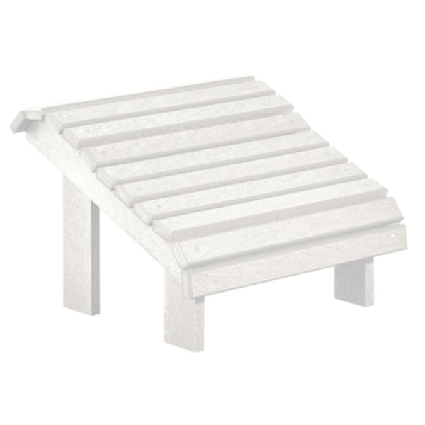 C.R. Plastic Products Generation F04-02 Footstool - White IMAGE 1