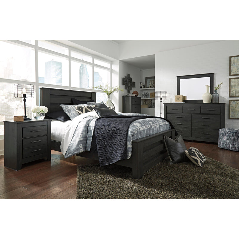 Signature Design by Ashley Brinxton B249B21 7 pc Queen Panel Bedroom Set IMAGE 1