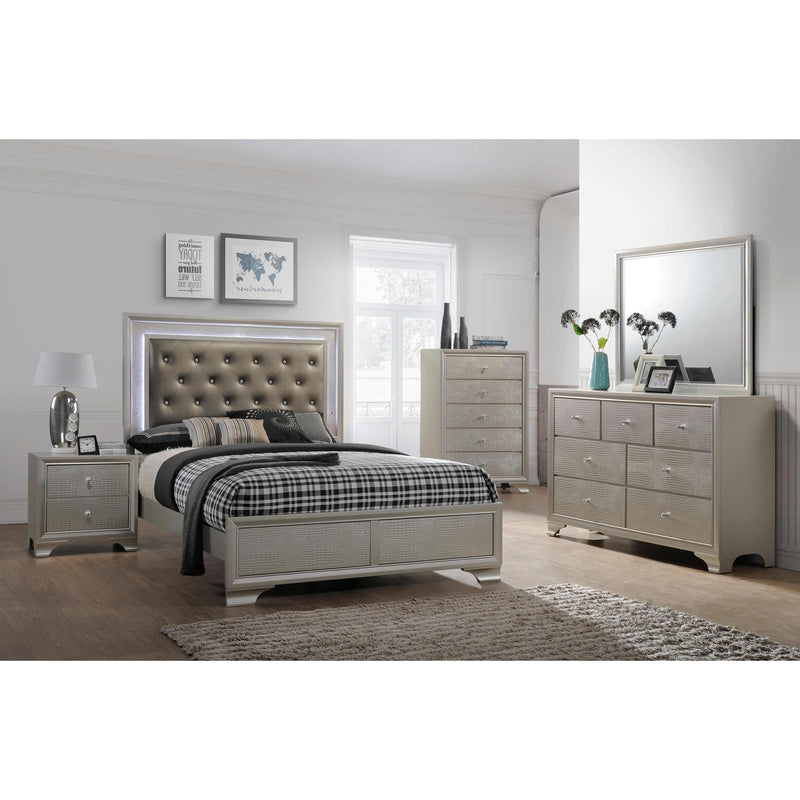 Crown Mark Lyssa B4300 7 pc King Panel Bedroom Set IMAGE 12