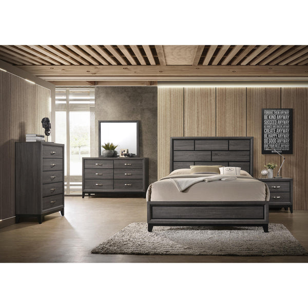 Crown Mark Akerson B4620 7 pc Twin Panel Bedroom Set IMAGE 1