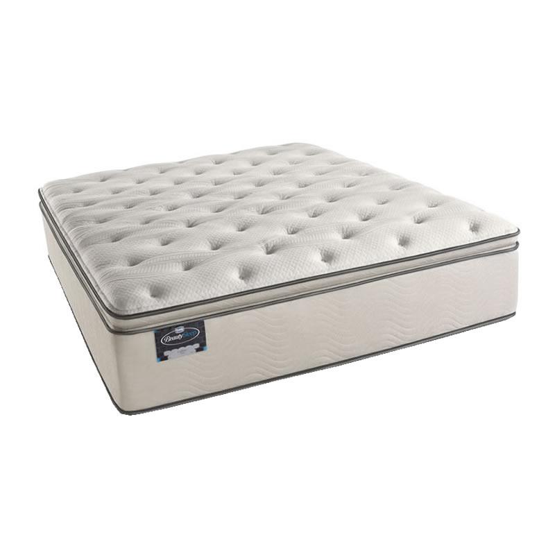 Simmons BeautySleep Collins Plush Pillow Top Flat Set (Full) IMAGE 2