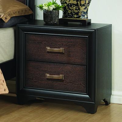 Brassex Verona 2-Drawer Nightstand LH-036-NS IMAGE 1