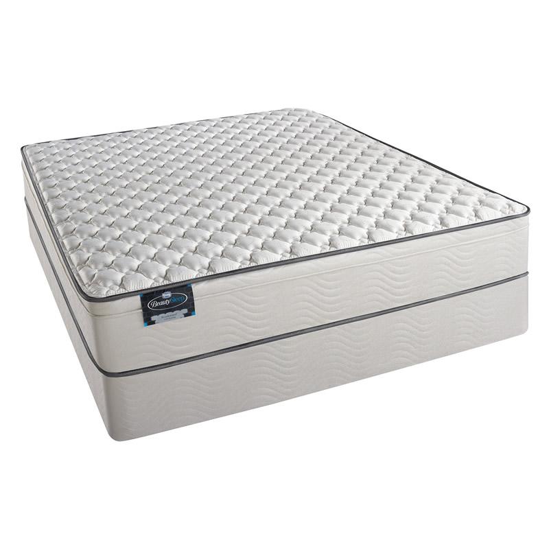 Simmons BeautySleep Anthem Firm Euro Top Flat Set (Full) IMAGE 1