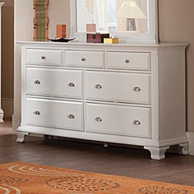 Brassex Alexandra 7-Drawer Dresser Alexandra B1011-DR (W) IMAGE 1