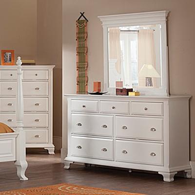 Brassex Alexandra 7-Drawer Dresser Alexandra B1011-DR (W) IMAGE 2