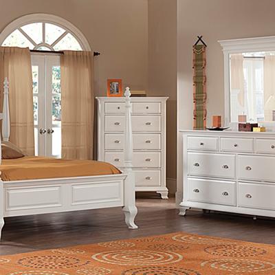 Brassex Alexandra 5-Drawer Chest Alexandra B1011-CH (W) IMAGE 1