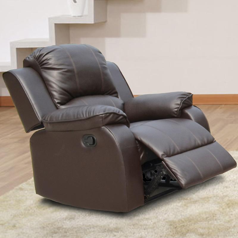 Brassex Soloman Leather Air Recliner Soloman 8750-C (Br) IMAGE 1