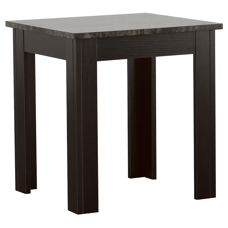 Coaster Furniture Rhodes 700375 3-piece Faux Marble Top Coffee Table Set - Grey IMAGE 5