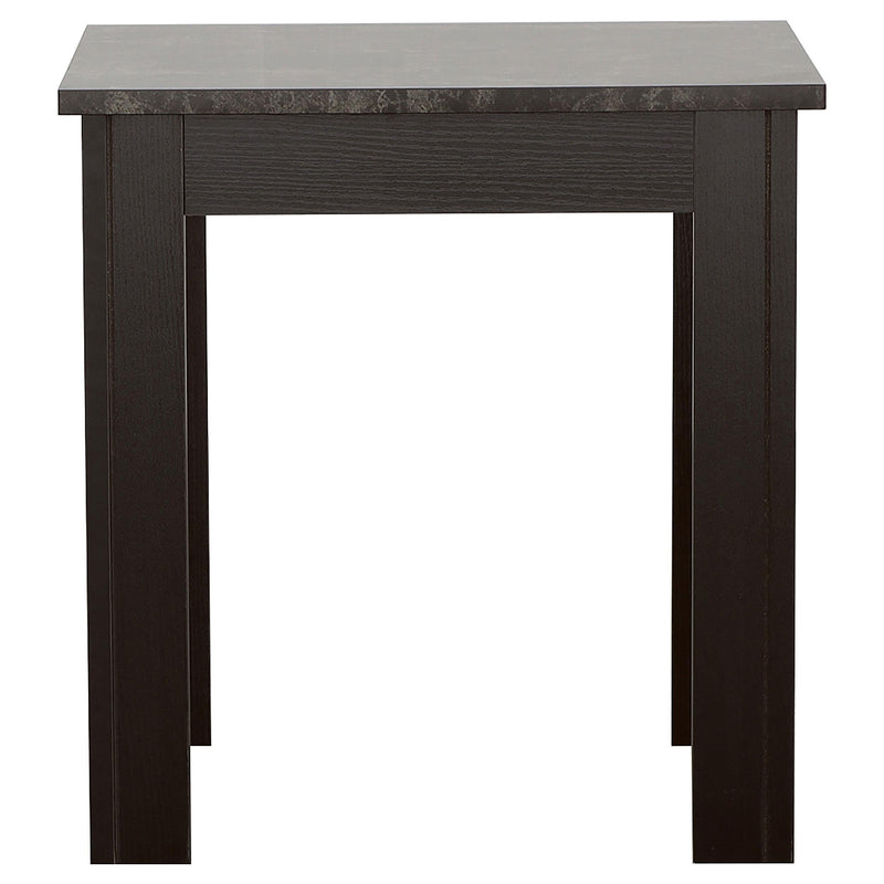 Coaster Furniture Rhodes 700375 3-piece Faux Marble Top Coffee Table Set - Grey IMAGE 6