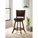  Coaster Furniture Broxton 101919 Upholstered Swivel Counter Chair - Chestnut (Set of 2) IMAGE 9