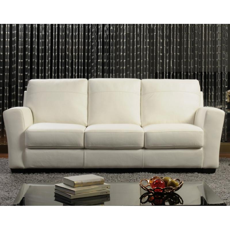Violino 5574 Stationary Leather Loveseat 5574A Loveseat IMAGE 1