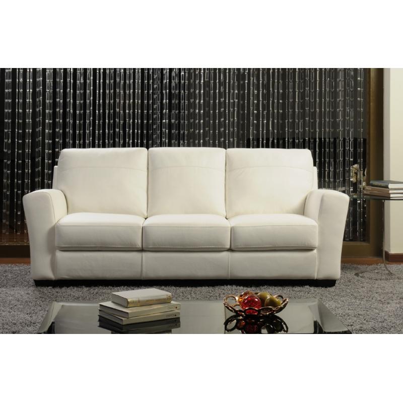 Violino 5574 Stationary Leather Loveseat 5574A Loveseat IMAGE 2