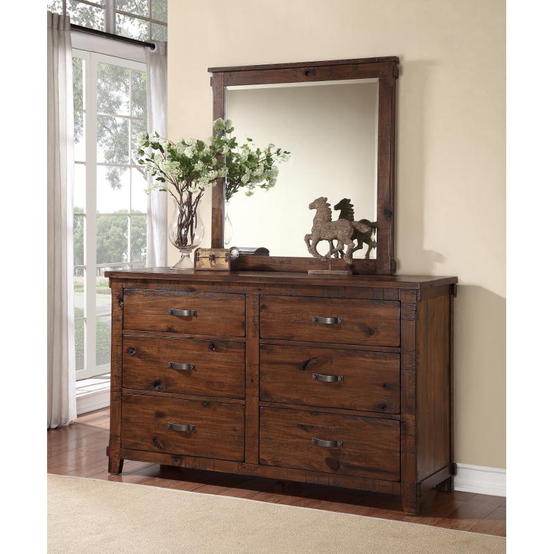 Legends Furniture Restoration Dresser Mirror ZRST-7014 IMAGE 2