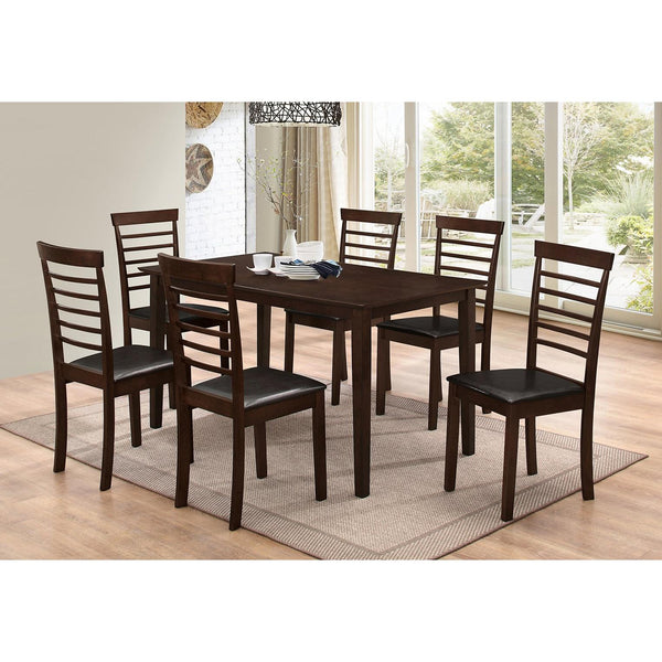 IFDC T-1045/C-1011 7 pc Dining Set IMAGE 1